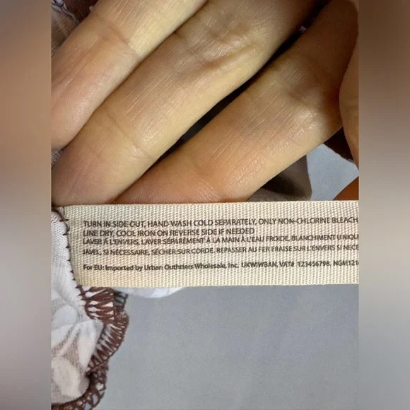 Intimately Free People One Shoulder Floral Print Bodysuit- Sz Small - Picture 8 of 8